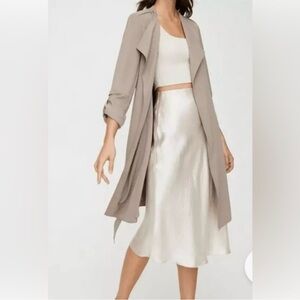 Aritzia Tan Trench Coat